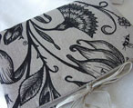 flower garden textile book