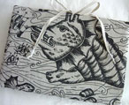 sea monster textile book