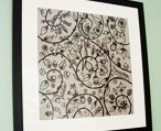 enchanted garden framed print