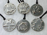 pewter tree pendants