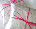 stamped silk sweet bag